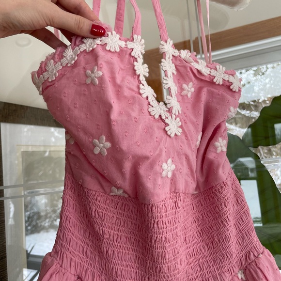 LoveShackFancy Pink Floral Dress - Picture 2 of 4